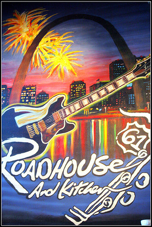 HWY 61 FIREPLACE MURAL