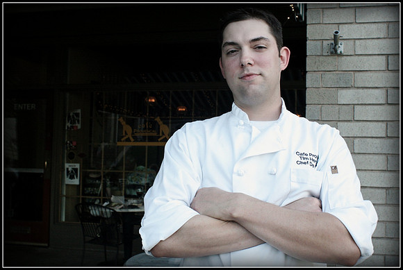 CAFE PROVENCAL - CHEF TIM OUTSIDE